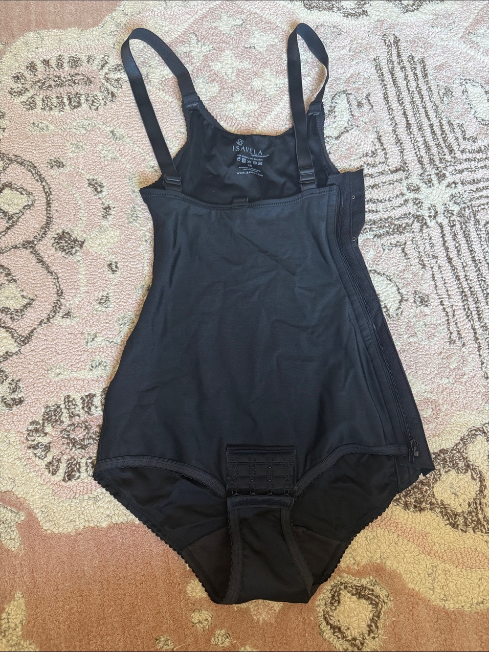 Compression garment Black One-Piece Shapewear
